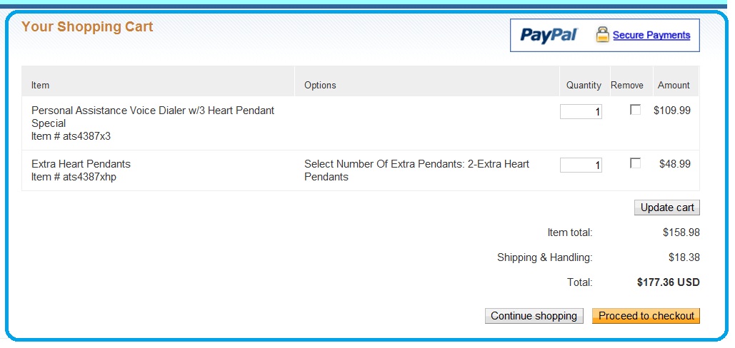 Freedom Alert Pay By Check Or Money Order Print The Above Screen From Your Order And Mail It To Us With Payment This Will Help Ensure You Have Selected Correct Item Numbers