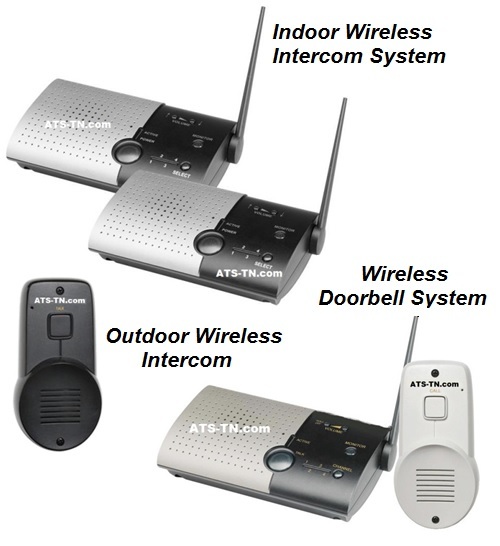 1000 ft Wireless Expandable Indoor / Outdoor Intercom System