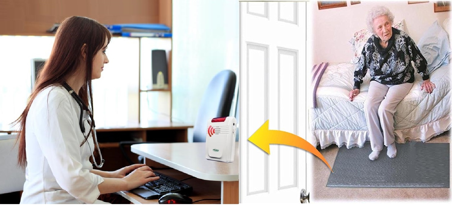 Wireless Alarm Floor Pressure Mat, Wireless DIY Smart Alarm