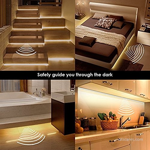 LED Digital Bed-Lighting Sensor Strips, Motion Activated LED Strip