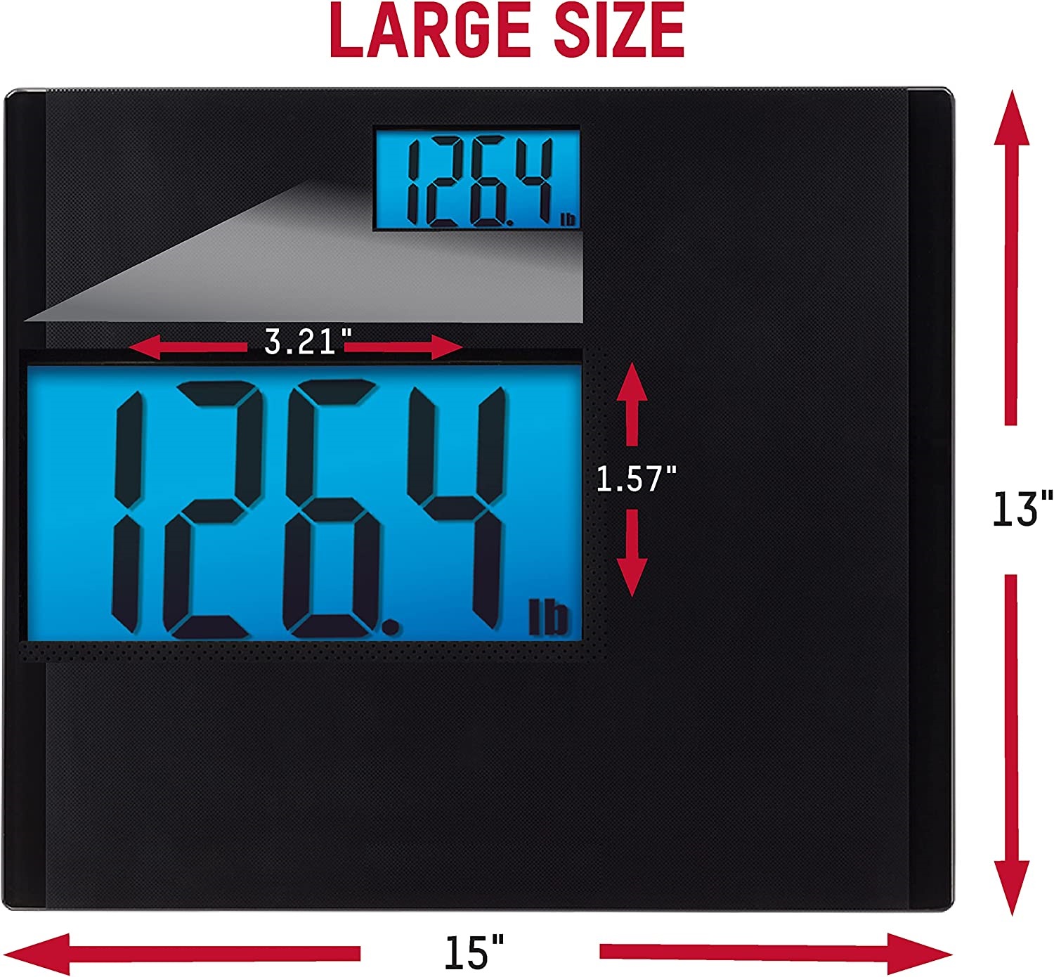 High Capacity 4-Language Talking Digital Scale- 550-Lb